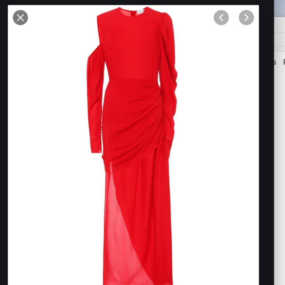 Magda Butrym Cold Shoulder Dress